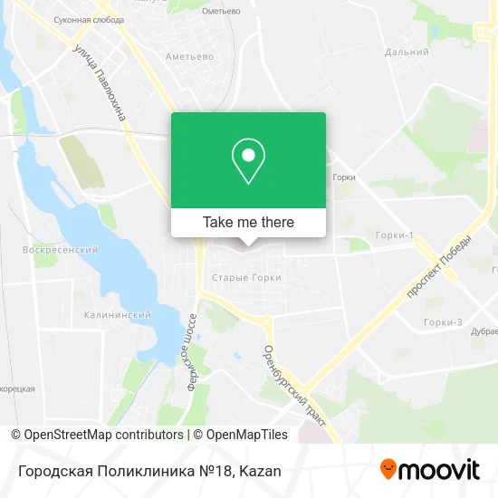 Городская Поликлиника №18 map
