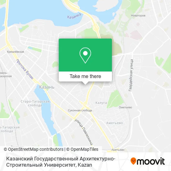 Казанский Государственный Архитектурно-Строительный Университет map