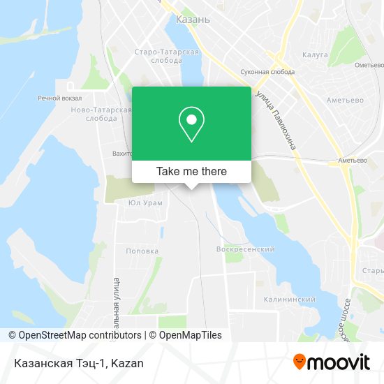 Казанская Тэц-1 map