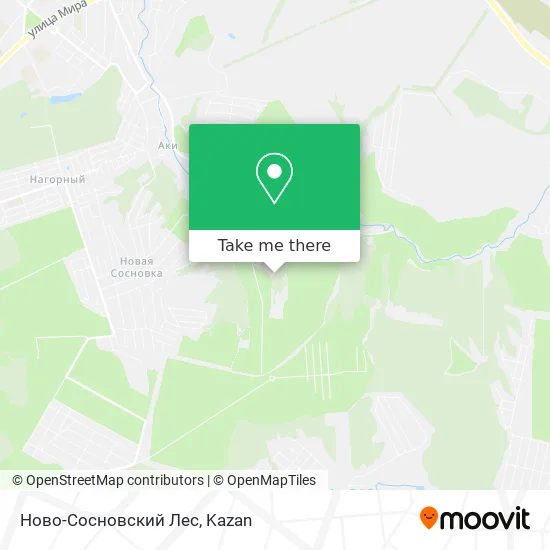 Ново-Сосновский Лес map