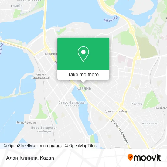 Алан Клиник map