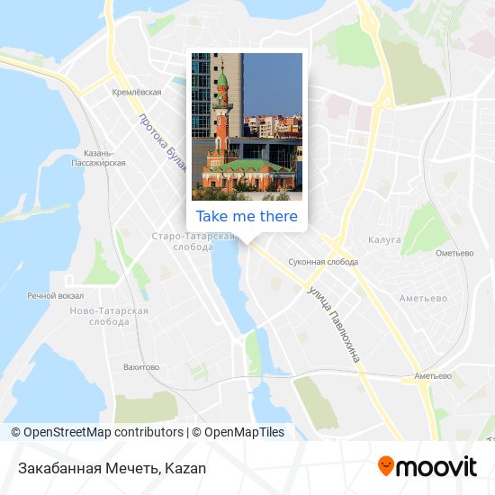 Закабанная Мечеть map