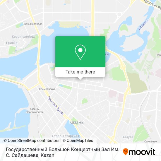 Государственный Большой Концертный Зал Им. С. Сайдашева map