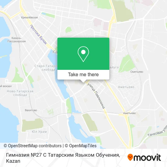 Гимназия №27 С Татарским Языком Обучения map