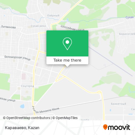 Караваево map