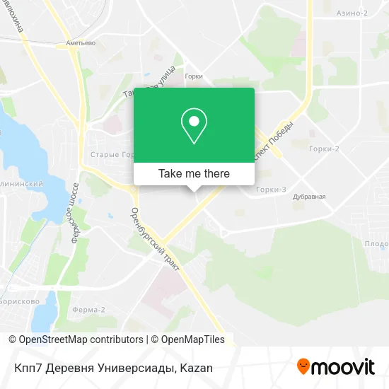 Кпп7 Деревня Универсиады map