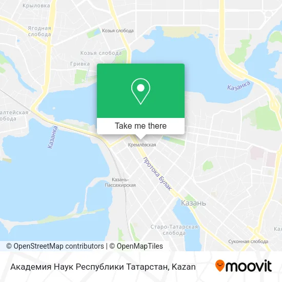 Академия Наук Республики Татарстан map