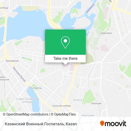 Казанский Военный Госпиталь map