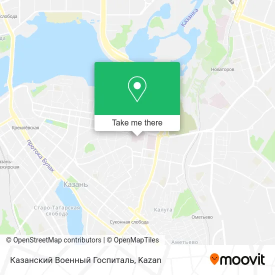 Казанский Военный Госпиталь map
