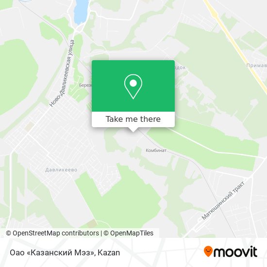 Оао «Казанский Мэз» map
