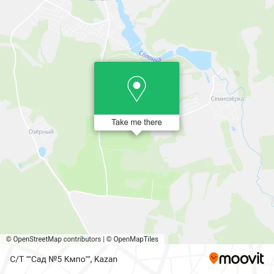С/Т ""Сад №5 Кмпо"" map