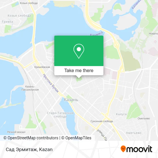 Сад Эрмитаж map