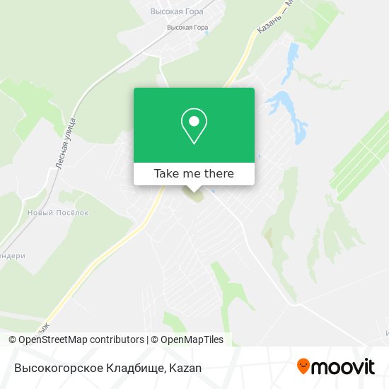 Высокогорское Кладбище map