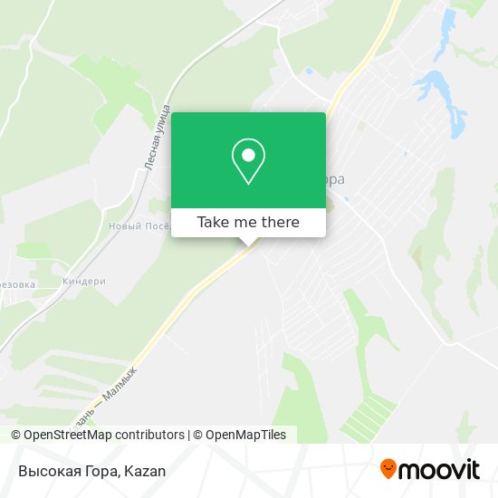 Высокая Гора map