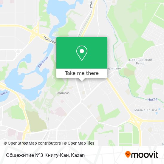 Общежитие №3 Книту-Каи map