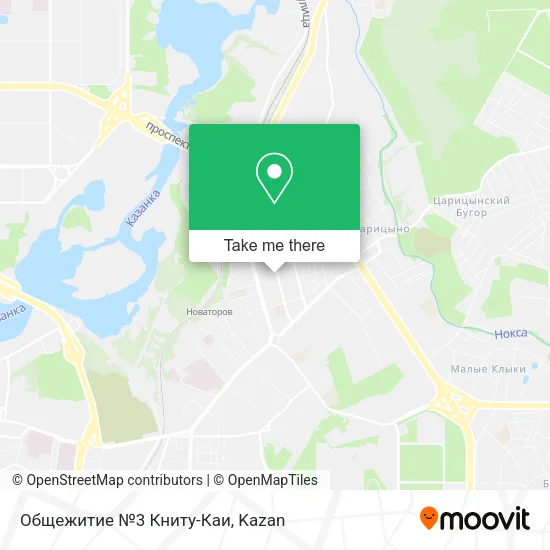 Общежитие №3 Книту-Каи map