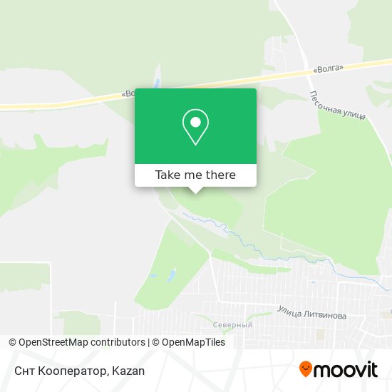 Снт Кооператор map