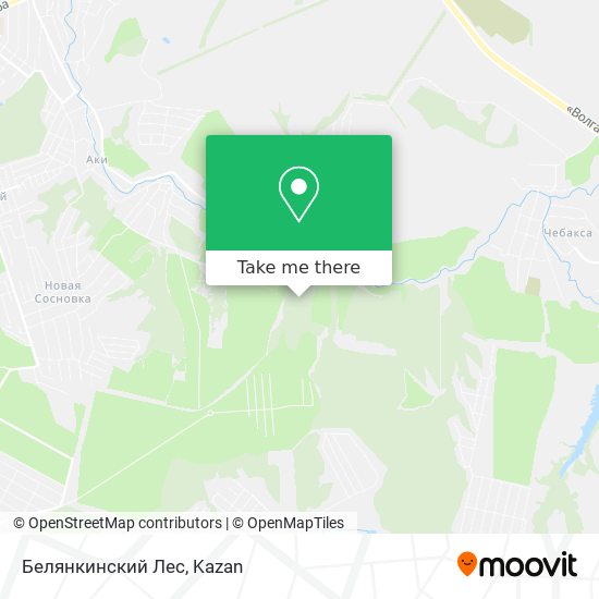 Белянкинский Лес map