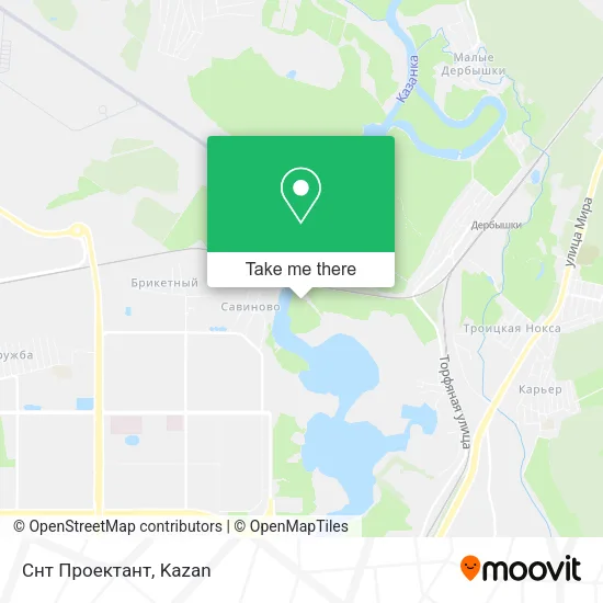 Снт Проектант map