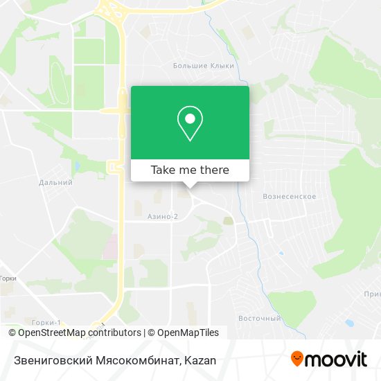 Звениговский Мясокомбинат map