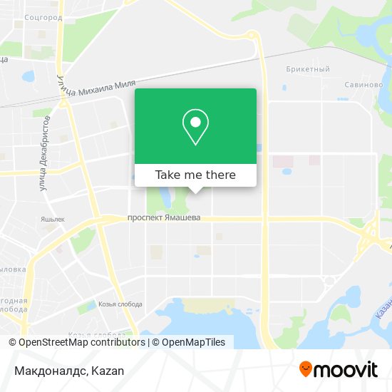 Макдоналдс map