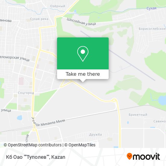Кб Оао ""Туполев"" map