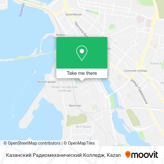 Казанский Радиомеханический Колледж map