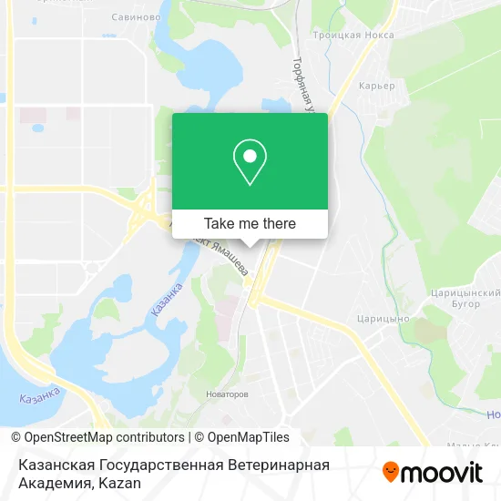 Казанская Государственная Ветеринарная Академия map