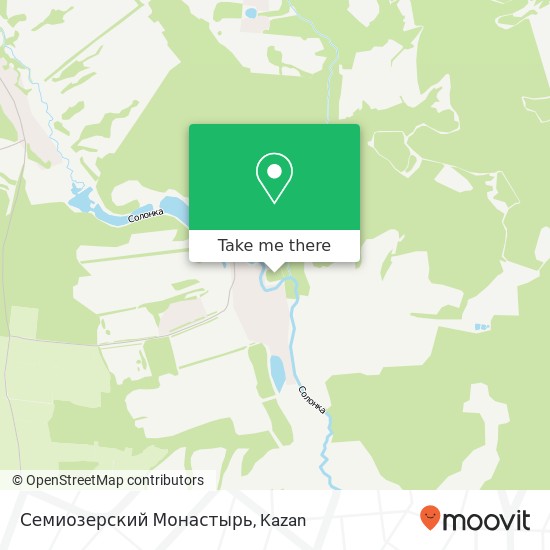 Семиозерский Монастырь map