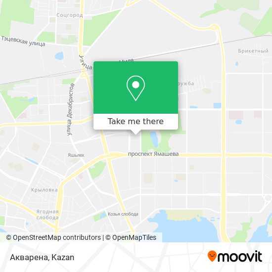Акварена map
