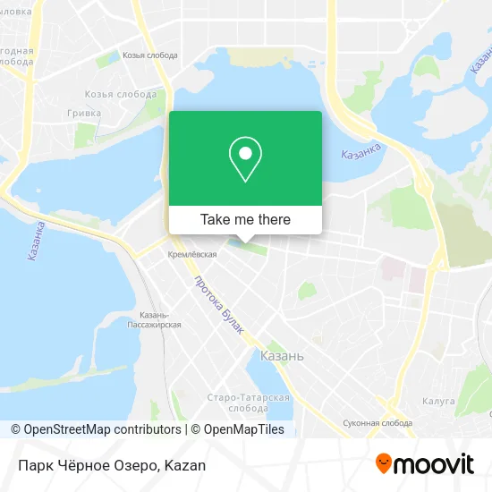 Парк Чёрное Озеро map