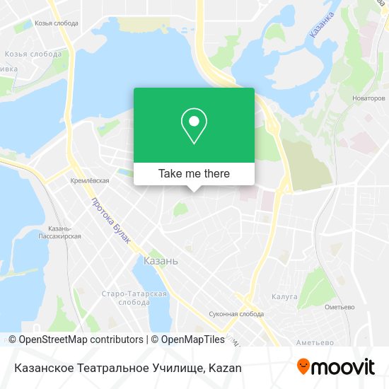 Казанское Театральное Училище map