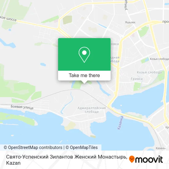 Свято-Успенский Зилантов Женский Монастырь map
