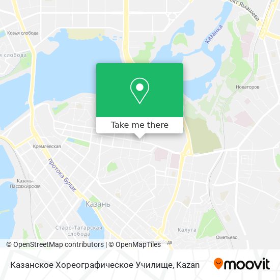 Казанское Хореографическое Училище map