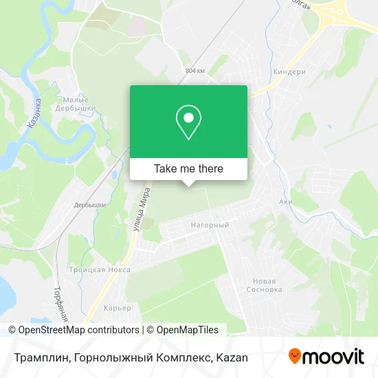 Трамплин, Горнолыжный Комплекс map