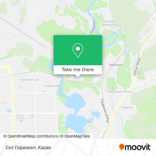 Снт Горизонт map