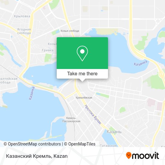 Казанский Кремль map