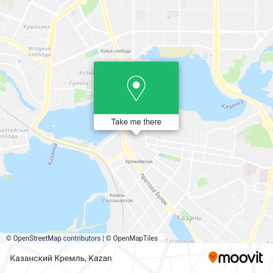 Казанский Кремль map