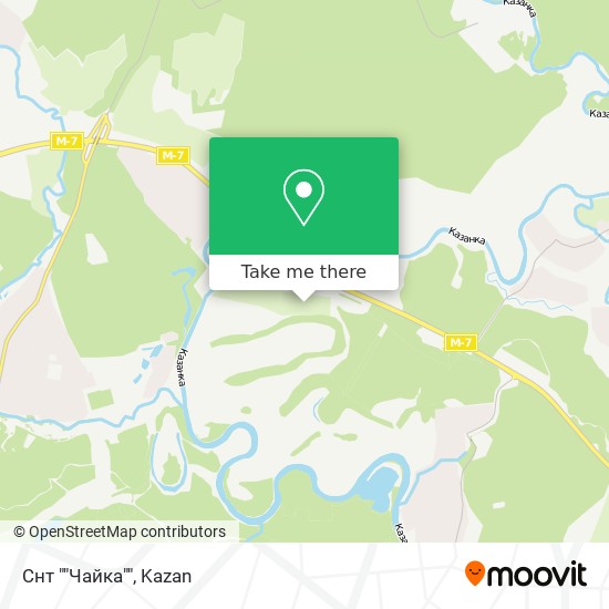 Снт ""Чайка"" map
