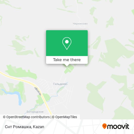 Снт Ромашка map