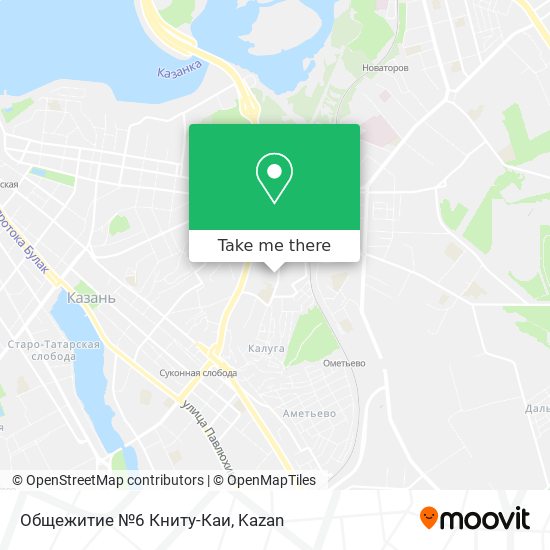 Общежитие №6 Книту-Каи map