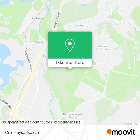 Снт Наука map
