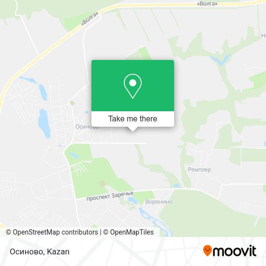 Осиново map