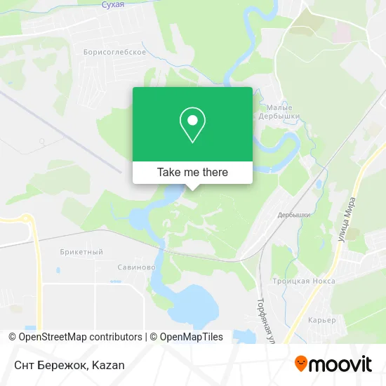 Снт Бережок map