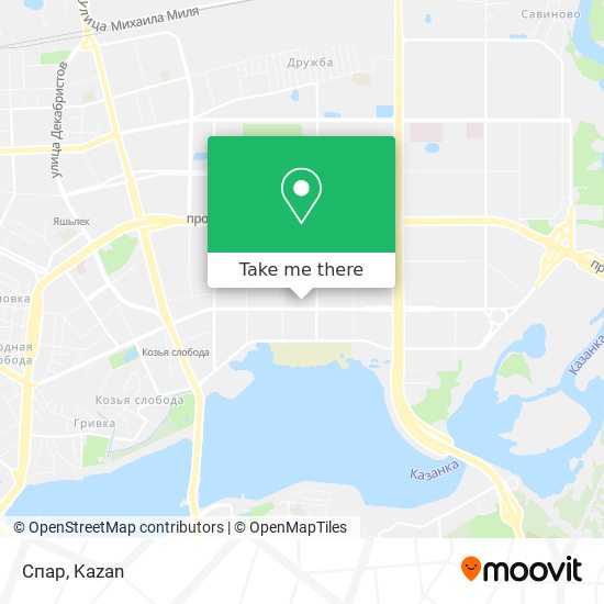Спар map