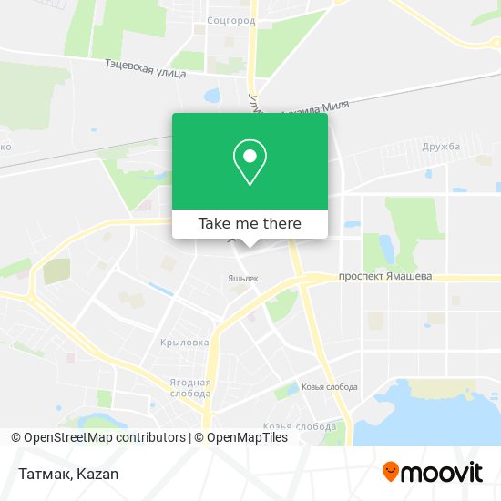 Татмак map