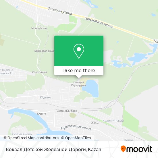 Вокзал Детской Железной Дороги map