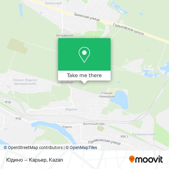 Юдино ‒ Карьер map
