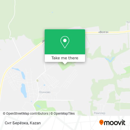 Снт Берёзка map