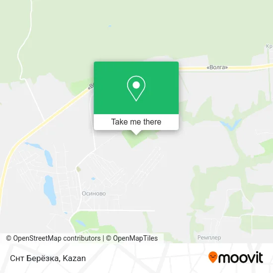 Снт Берёзка map